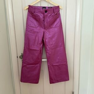 Maeve pink metallic pants